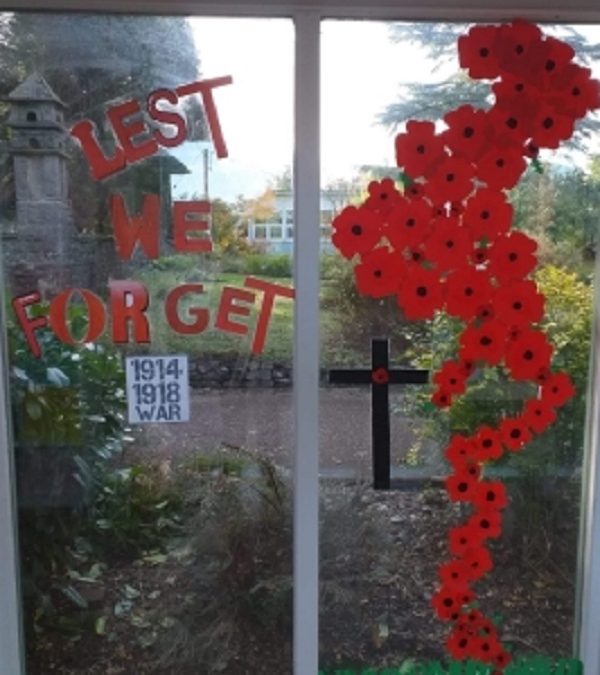 Remembrance Day Window Display